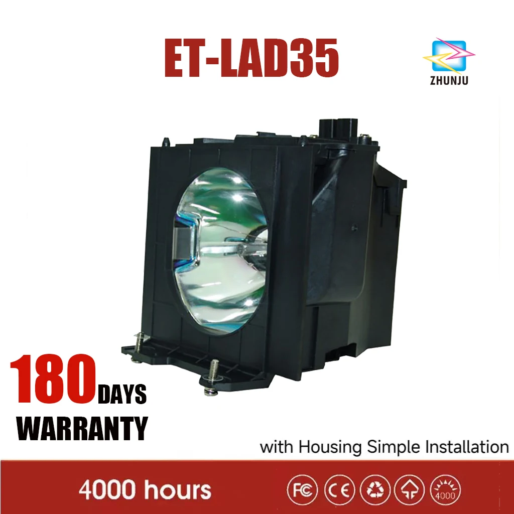 

ET-LAD35 Replacement Projector Lamp with housing for PANASONIC PT-D3500 PT-D3500E PT-D3500U PT-D3500U