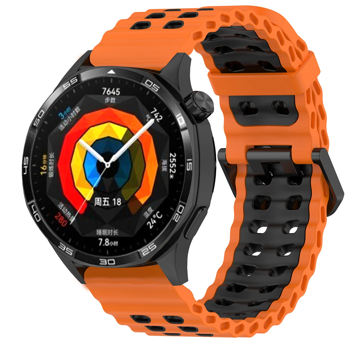 Breathable 22mm Silicone Sports Band