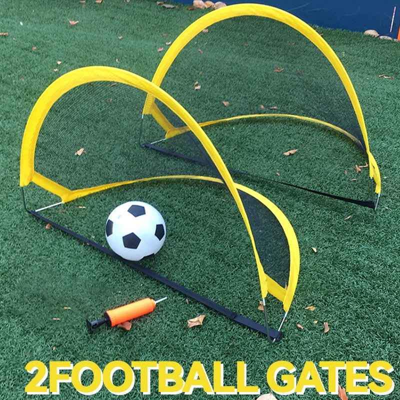 

2In1 Portable Soccer Football Goal Net Folding Training Goal Net for Kids Outdoor Toy Garden Toy Parent-Child Toys