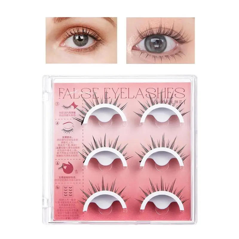 

Самоклеящиеся ресницы без клея накладные ресницы естественный вид 3 пары самоклеящиеся подсолнухи накладные ресницы цельный клей бесплатно