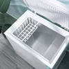 58L/72L Small Freezer, Energy Saving Chest Deep Freezer with 6 Level Adjustable Thermostat, Top Opening Compact Freezer 6