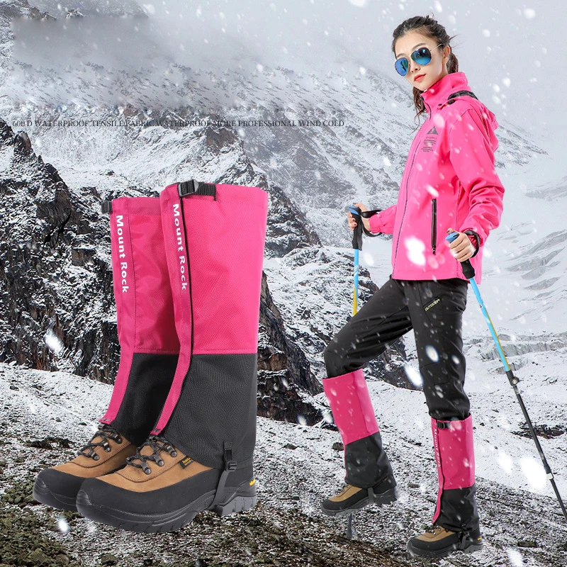 Polainas impermeables para la pierna, botas de nieve, protección de  serpiente de seguridad Chaps Leggings para senderismo, camping al aire  libre