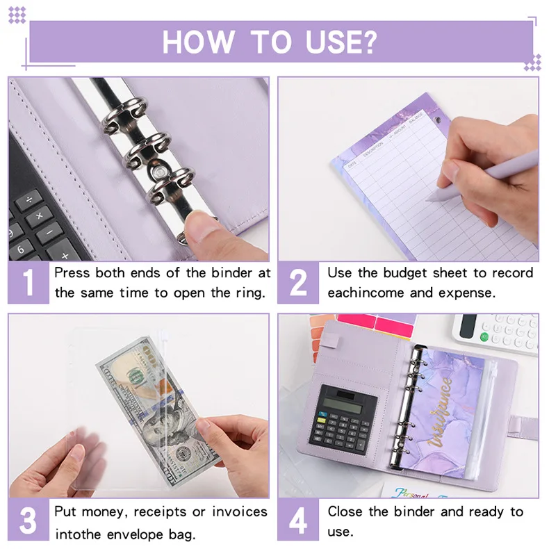 Marble, Money Organizer, Budget Planner, Binder com