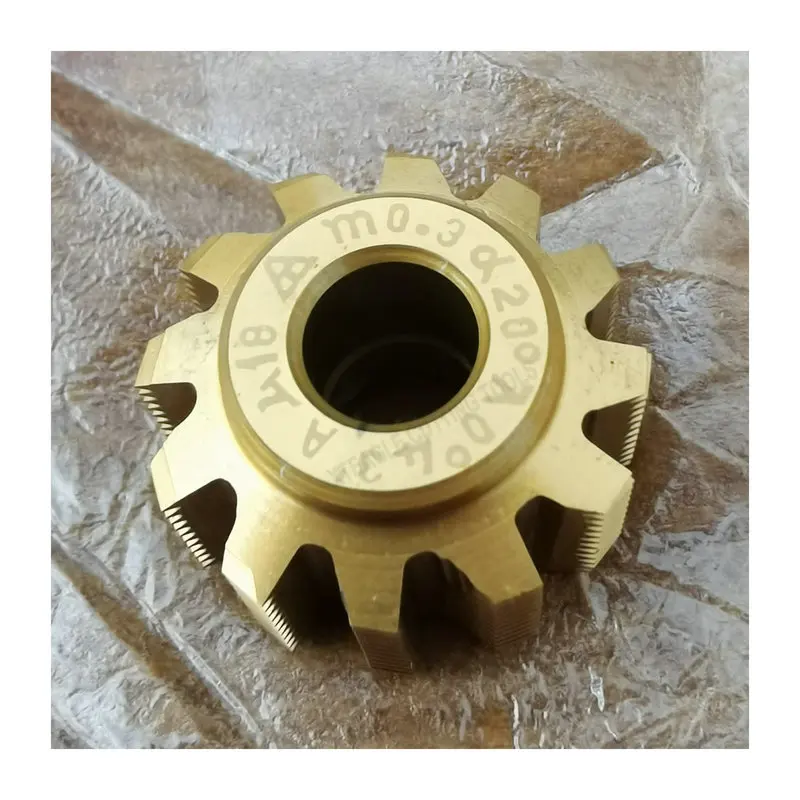 HSS M0.3 M0.4 M0.5 M0.6 M0.7 M0.8 M0.9 M1 M1.25 M1.5 M1.75 M1.9 M2 Module Gear Hob Cutter PA20 degree 8mm and 13mm Hole gear hob cutter