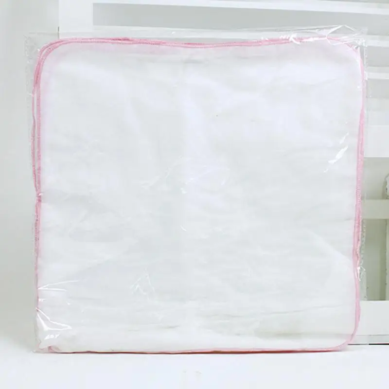 10 Pcs Pure Cotton Baby Saliva Towel White Gauze Cloth Newborn Square Food Grade Cotton Fabric Baby White Gauze Handkerchief