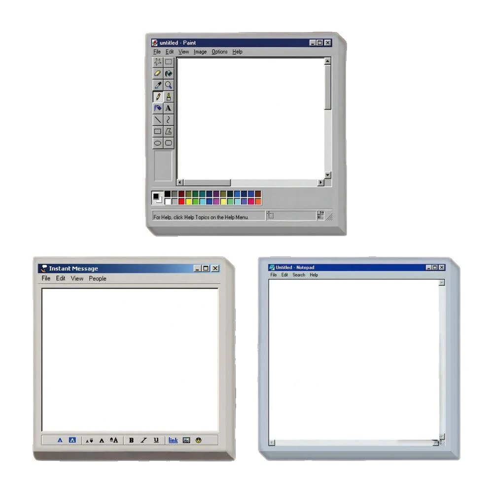 Vintage Computer Drawing Sticky Notes 50 Sheets - Ideal for Artists & Office Use,Durable Adhesive Notes, Sticky Notes for Office - 5