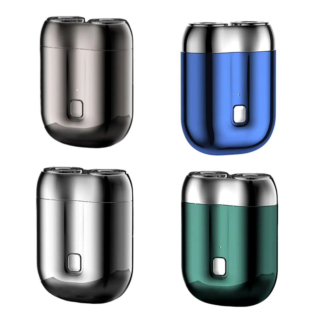 Mini Double Electric Shaver Portable Wireless Detachable Shaver with Digital Display Beard Razor Type-C Charging Travel Razor 6