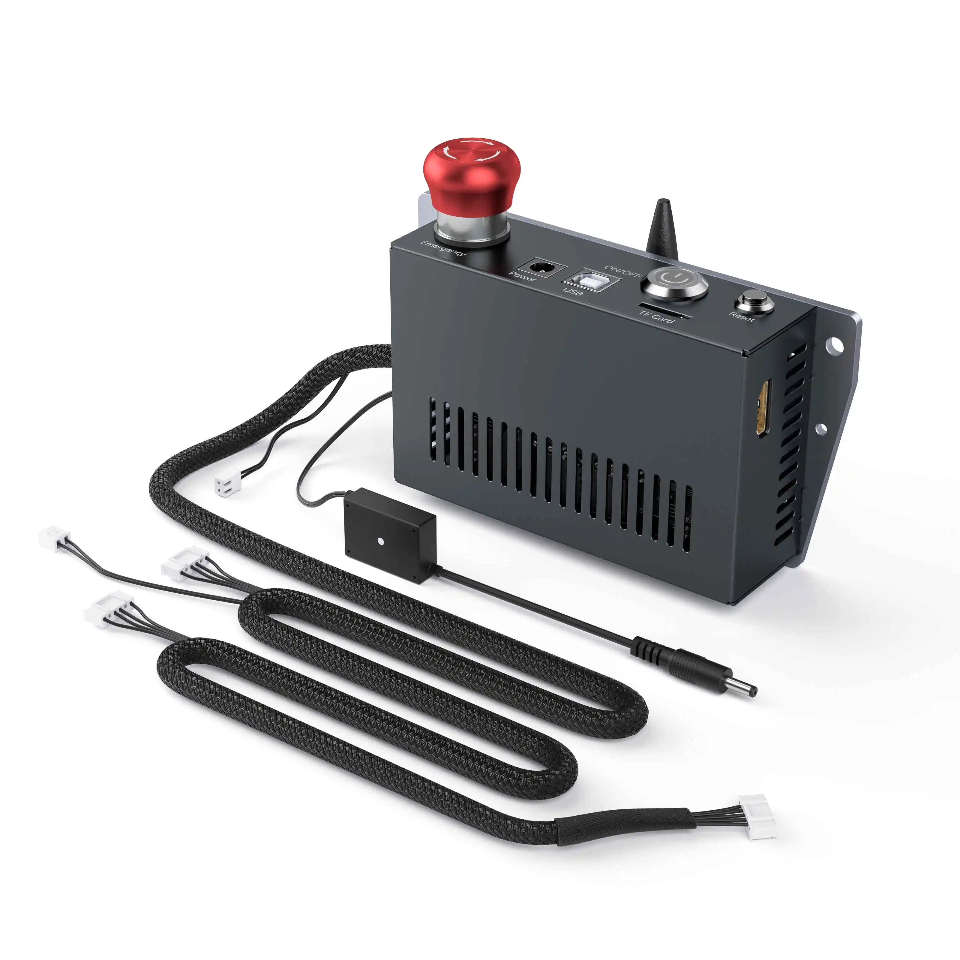 

ATOMSTACK AIC1 Air Assist Automatic Control Kits for Frame-Shaped Laser Engraver ON/Off Switch For LightBurn M7 Support Offline
