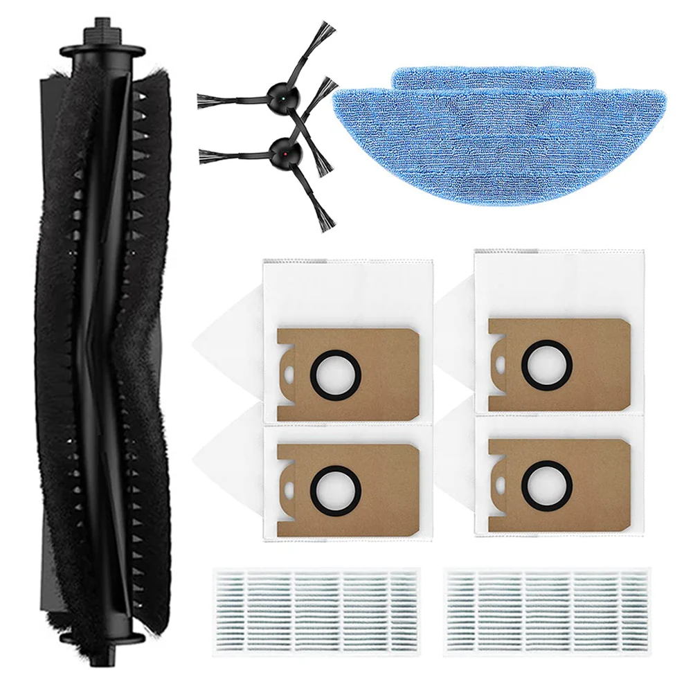 Main Brush Dust Bags Side Brushes For Laresar L6 Nex Replacement Sweeping Roboat Vacuum Cleaner Accessories Spare Parts main rolling brushes side brushes filters dust bags colletion mop cloth rags spare parts for viomi s9 vacuum cleaner accessories