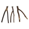 1 Pc Pet Bird Tree Fork Stand 15cm Parrot Log Branch Stand Bird Toy Hamster Small Animal Perch Bird Stand Natural Accessories 4