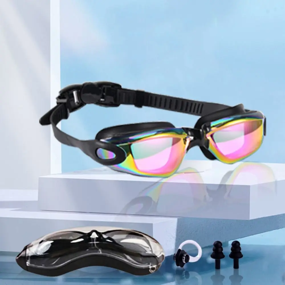 

New Professional Adult Anti-fog UV Protection Lens Men Women Silicone Swimming Goggles Waterproof Adjustable
