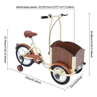 Vente de liquidation : Tricycle pour enfants avec panier, vélo à trois roues réglable pour enfants avec roues de sécurité pour les jeux en plein air et les courses 7