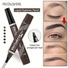 4 Forks Waterproof Eye Brow Pencil Matte Smudge-proof Liquid Tint Makeup Natural Lasting Eyebrow Tattoo Cosmetic 5