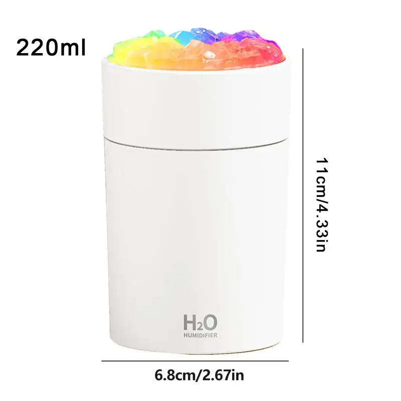 Humidifiers For Bedroom Personal Desktop Aromatherapy Humidifier Silent Ultrasonic Air Humidifiers With Color-changing Lights