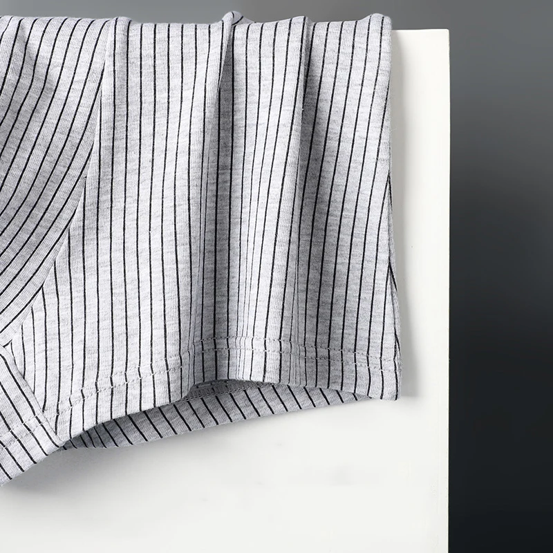 CMENIN 3pcs Cotton Sexy Man Underwear Boxers 3A Silk Antibacterial Men's Panties Fashion Striped Print Man Underpants Boxershort