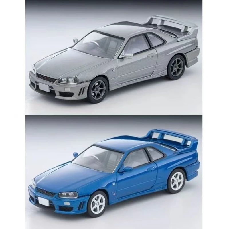 토미텍 1:64TLV-N353a 닛산 25GT 실버 블루 합금 자동차 모델 컬렉션 장식품