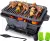 Portable Hibachi Grill, Cast Iron, Charcoal Outdoor Grill with Air Control & Coal Door, Japanese Yakitori Style, 2 Height Settin 1