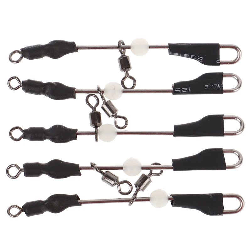 5pcs Fishing Connector Temporales Enganches Rapidos Para Kolay Atma Aparati
