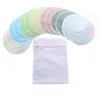 2pcs Organic Bamboo Viscose Nursing Breast Pads Washable Breastfeeding Reusable Breast Breastfeeding Nursing Pads 3