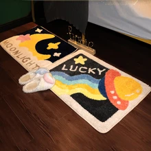 

New Toilet Floor Mat Bathroom Water Absorbent Non-slip Mat Bedroom Toilet Door Mat Door Mat Household Carpet