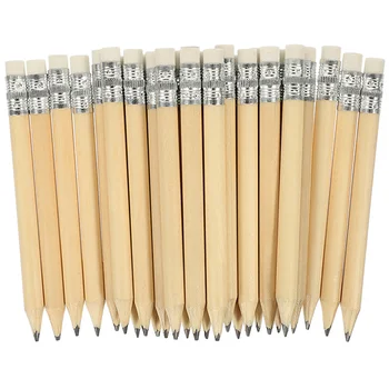 Short 10cm Golf Pencils with Eraser 1