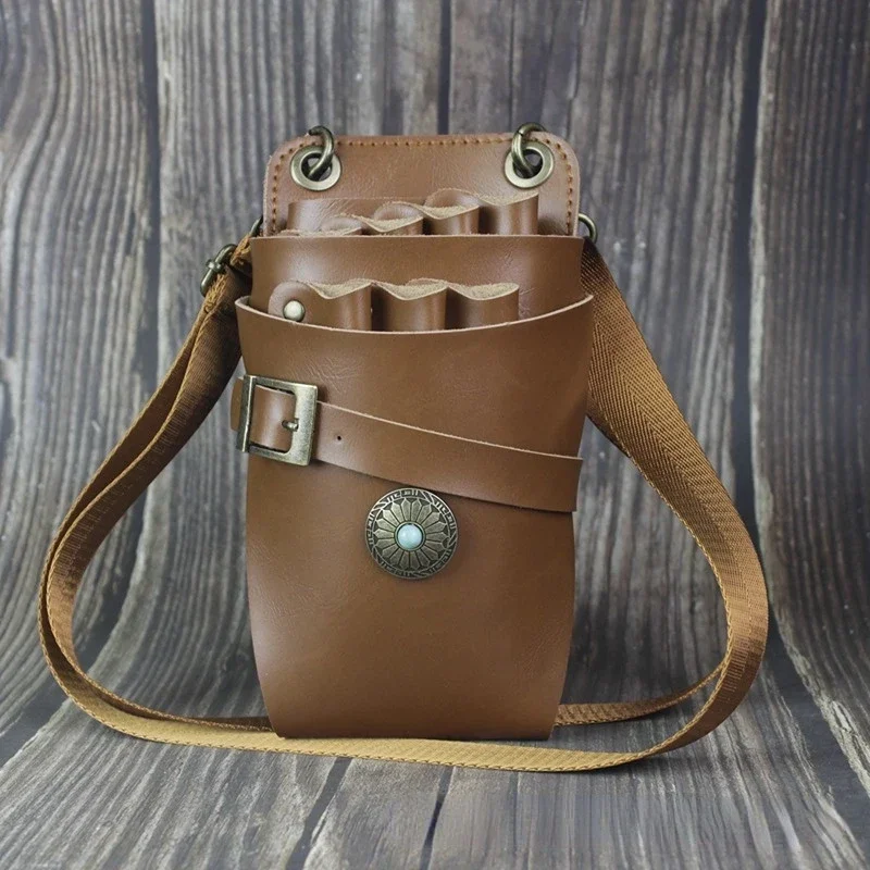 Hair Scissor Bag Comb Case Hairdressing Barber Hair Scissor Holster Pouch Holder Salon Waist Pack Belt Bag