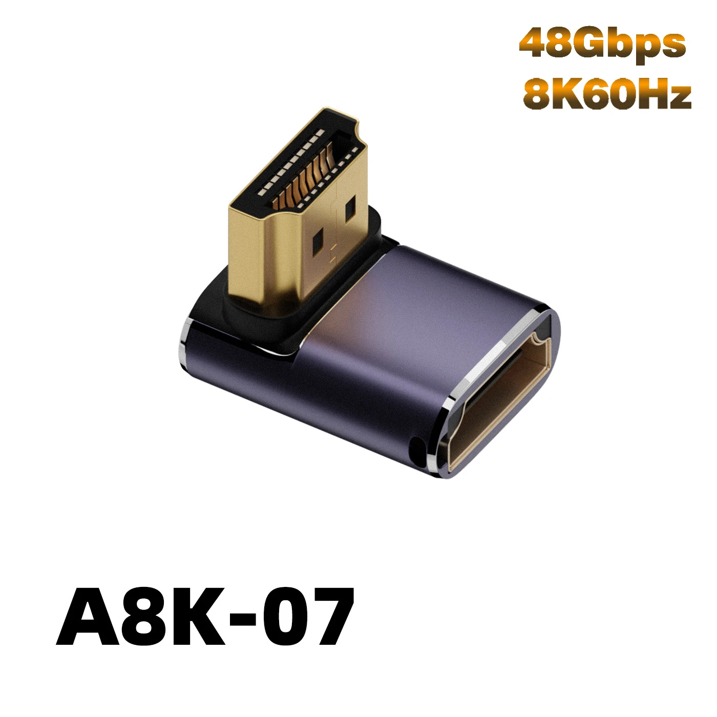 Ultra High-Speed HDMI-Compatible Cable Adapter - 8K60Hz & 4K120Hz, 48Gbps for Screen Extension & Projection