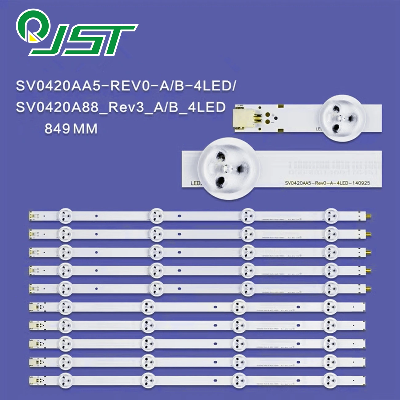 10pcs TX-42AS500E TX-42A400B TH-42LRU70 TH-42LFE7U TX-42AS500B LC420DUE FG A1 SV0420A88_Rev3_A_4LED_130930 SV0420AA5_REV0_B Rev2