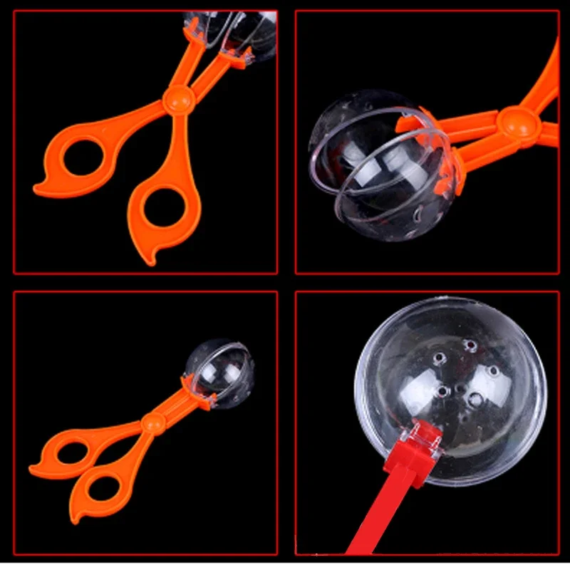 Kids Insect Clamp Ball Insect Catcher Scissor Clamp Tweezers Plant Biology Study Tool Science Nature Exploration Toy