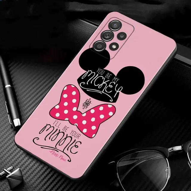 Phone Case For Samsung Galaxy A51 A12 A71 A41 A31 A21s A13 A03 A02s A02 A22 A32 4G/5G A52 A52s A72 Coque Cartoon Minnie Mouse B12