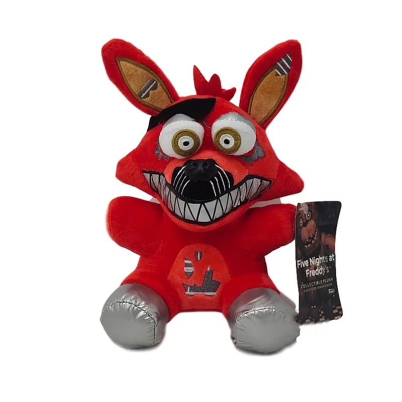 thumbnail image 1 of Juguetes de peluche FNAF de 18 cm, animales de Freddy Kawaii, Foxy, Bonnie, Bear Ribbit, juguetes de peluche en stock, regalo de cumpleaños de peluche para niños, 1 of 5