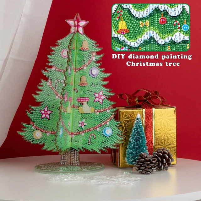 Diamond Painting Christmas Tree Ornaments  Diamond Art Christmas Ornaments  - 2023 - Aliexpress