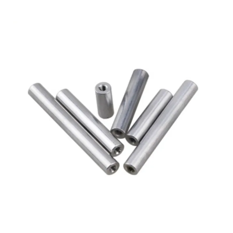 Aluminum Standoff Spacer 2pcs-10pcs/lot M2 M2.5 M3 M4 M5 M6 M8 M10*L Round Stud extend long coupling nut L = 6 TO 100mm