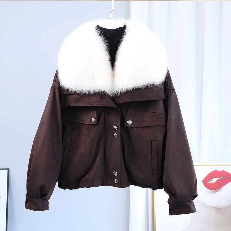 Rita® | Women's fur hooded puffer coat winter 2024 main image 1