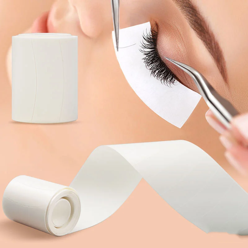 

110 PCS/Roll Eyelash Foam Tapes Micropore Tape for Eyelashes Under Eye Pads Eyelash Extension Tape Eye Patch Gel Pads for Cilia