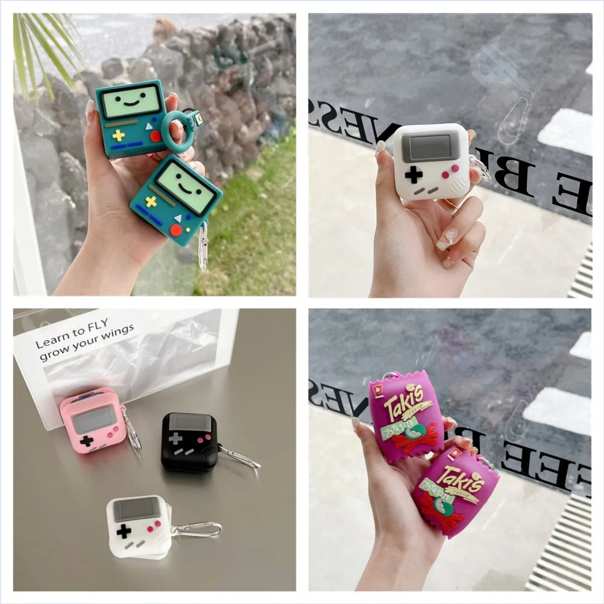 

Симпатичный мультяшный робот игровая консоль силиконовый чехол для наушников Samsung Galaxy Buds Pro Чехол для наушников для Galaxy Buds Live Buds 2pro