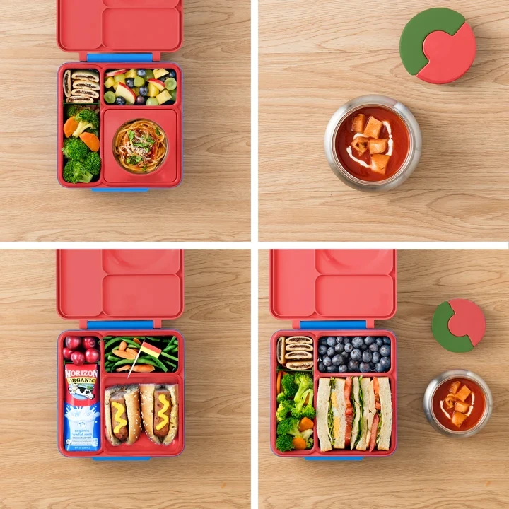 OmieBox Bento Box for Kids - Insulated Bento Lunch Box with Leak