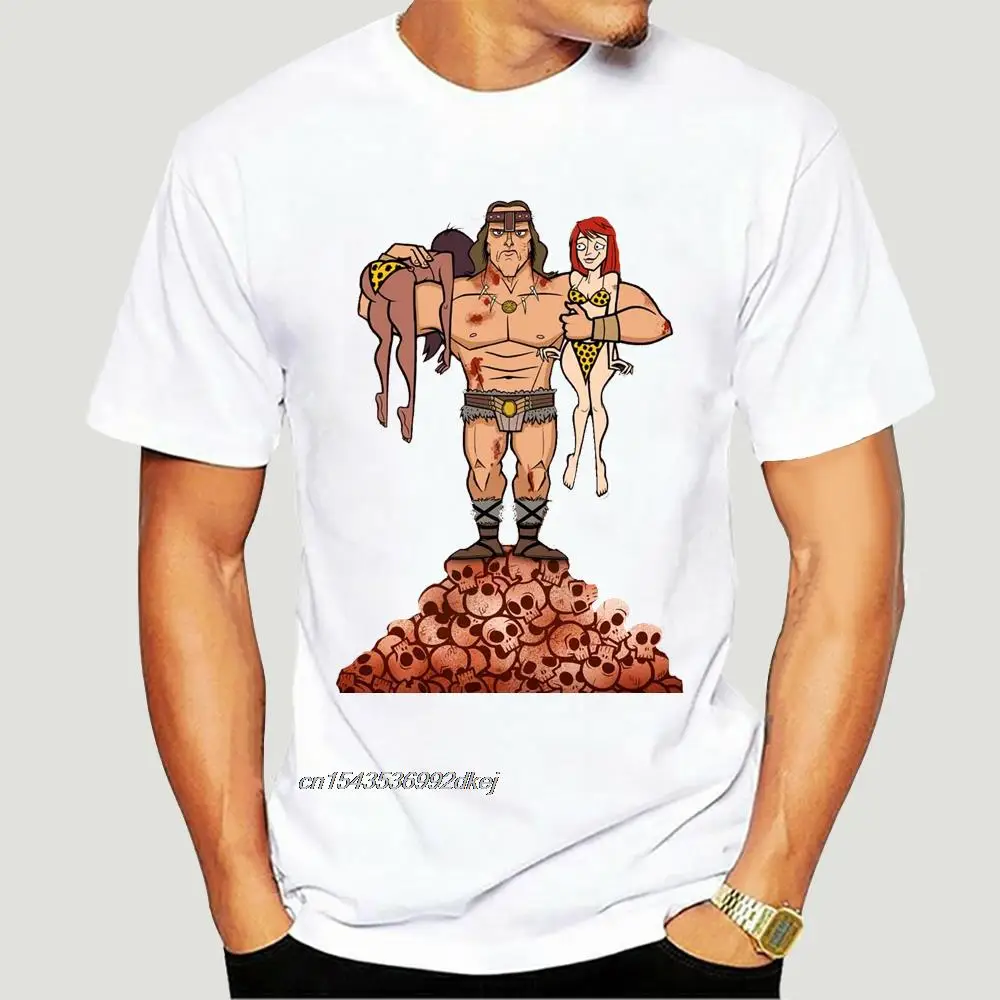 

Conan The Barbarian Funny T-shirt Arnold Schwarzenegger Tee Mens Womens All Sizes 100% Cotton T Shirt Men Women Tee 3169A