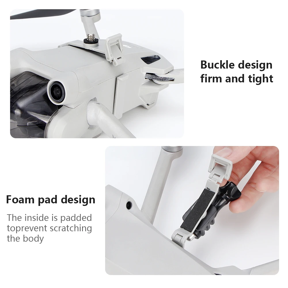 Support Caméra DJI Mini 3/Mini 3 Pro - Bracket Extension pour Drone Insta360 Go 3/2
