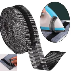 1/2/5M Iron-on Pants Edge Shorten Self-Adhesive Pants Past Iron-on Hem Tape Fabric Tape for Suit Pants Jeans DIY Sewing Fabric