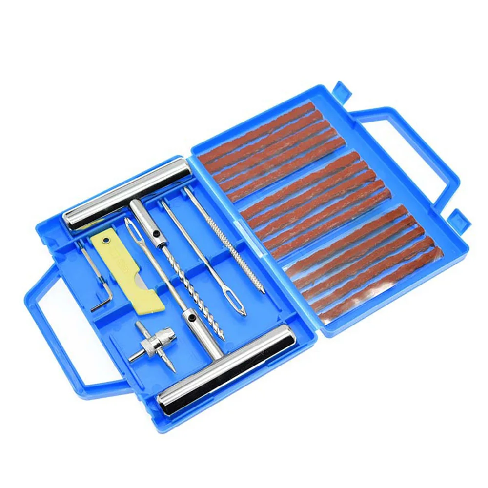 Podofo 23-teiliges Reifenreparatur-Set, robustes Reifenreparatur-Kit mit universellem Patch-Set für Auto/Motorrad/LKW/Traktor/Anhänger/Wohnmobil/ATV – Detail 7