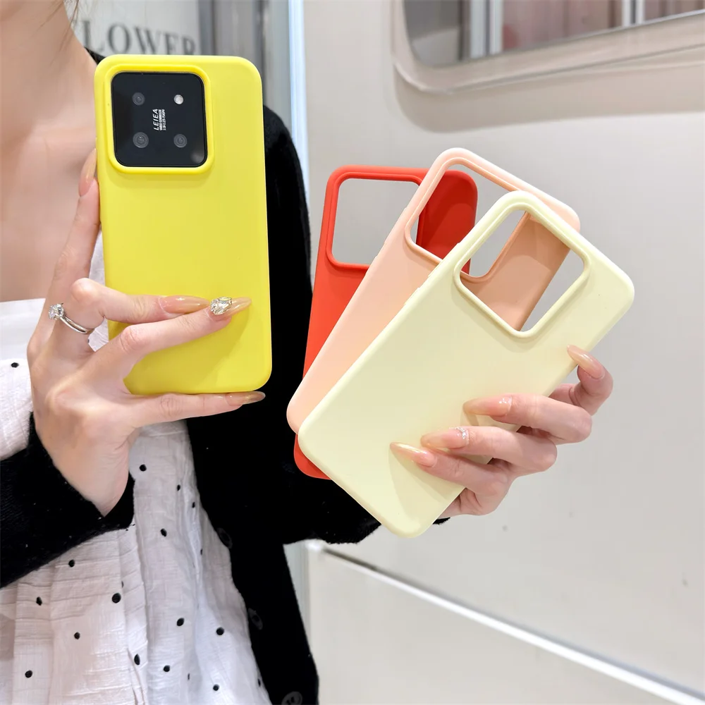 Luxury Candy Liquid Silicone Bumper Phone Case - Ultra Matte Skin Protective Soft Back Cover