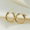 14K Gold Filled Hoop Earrings Modern Jewelry Minimalism Boho Brincos Gift Vintage Pendientes Oorbellen Earrings For Women 4