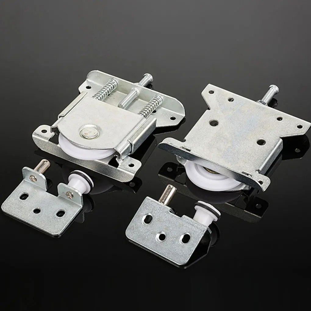 Set Of 2 Metal Sliding Door Guides Rollers Durable And Sturdy Humanized Easy Assembly Adjustable 2a sliding door rollers