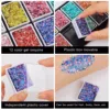 Christmas Sequins Decorative Body Cream Luminous Holographic Multicolor UV Chunky Glitter Gel Paste Palette 5