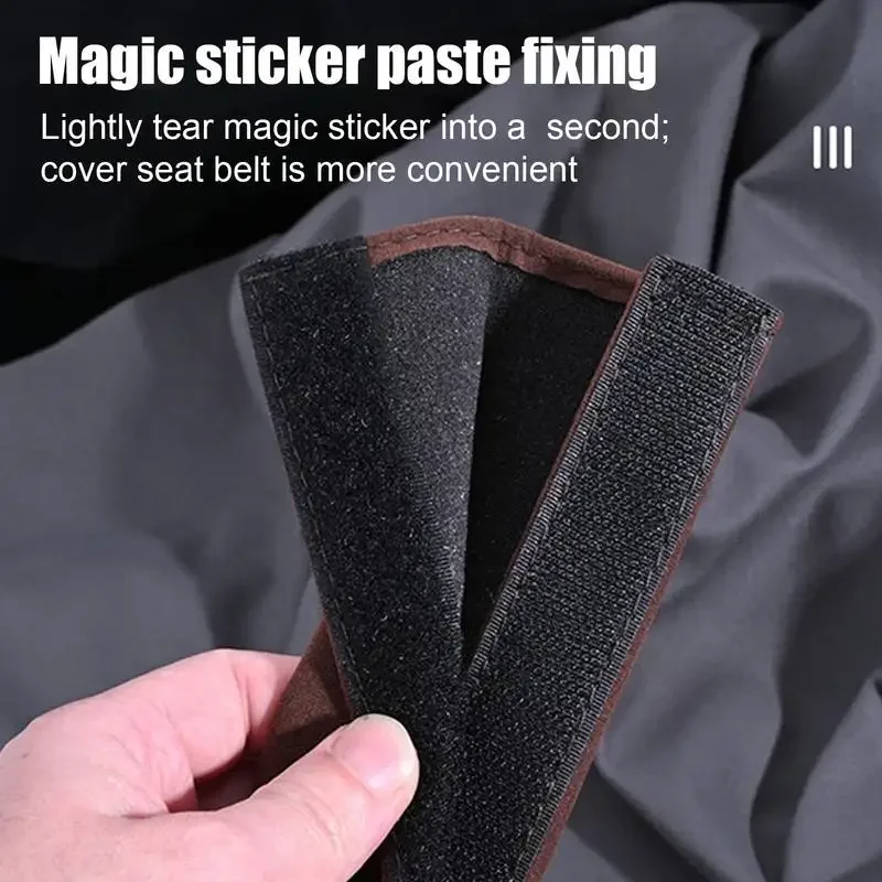 Copri Cintura di Sicurezza per Auto, Imbottitura Confortevole con Striscia Antiscivolo in Silicone Integrata, Cuscino per Cintura di Sicurezza per la Guida - Image 3