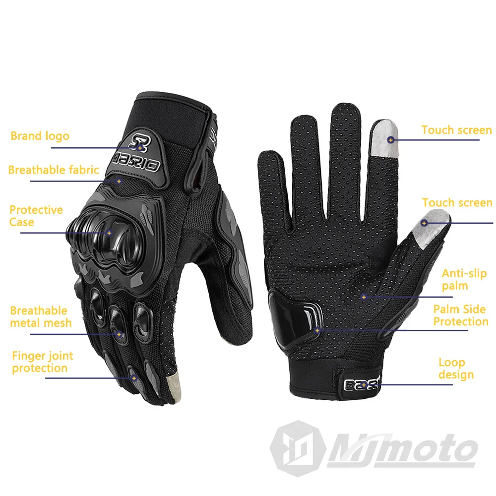 Motorcycle Cycling Glove Touchscreen Motocross Glove ATV MTB Mesh Breathable Wear-resistant Non-slip motorcycle gloves sports gloves cycling gloves