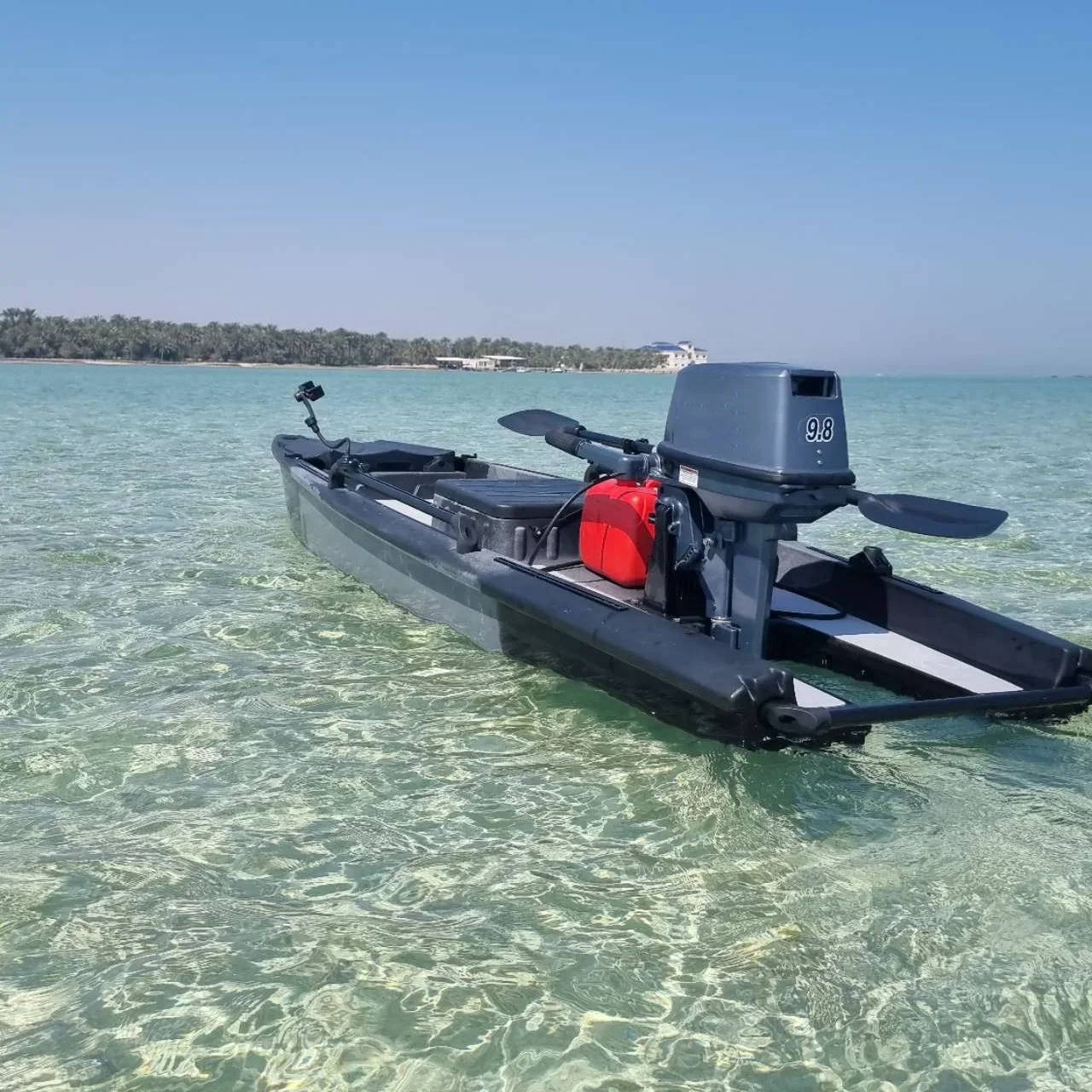 高品質の川の海のスキフボート,エンジン付き,4m, 14フィート,釣り 