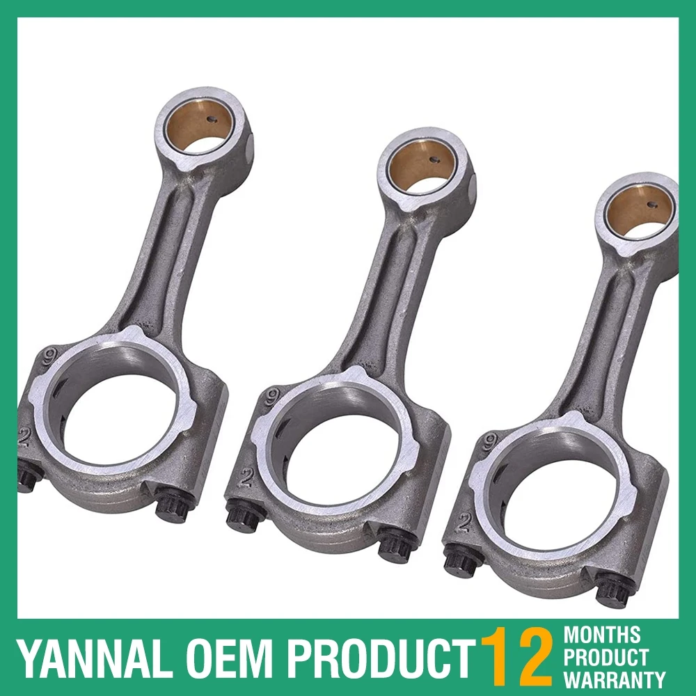 

Competitive Price 3 Pieces Connecting Rods 1G687-22010 For Kubota D902 Engine