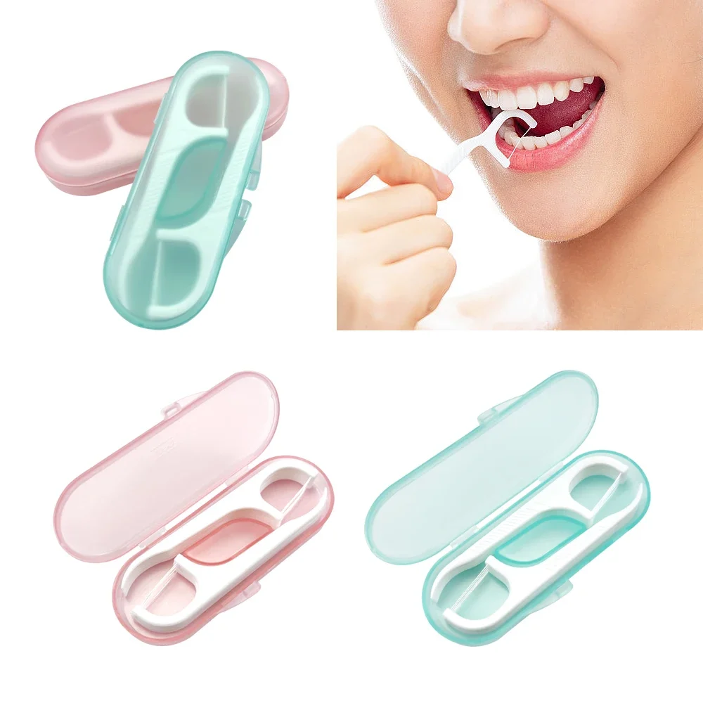 Zahnseide Tragbare Zahnseide Zahnstocher Box Zahnstocher Zahnseide Lagerung Box Zahnseide Zahnstocher Set Zahnreiniger Mit Lagerung Rohr Geschenk – Detail 15
